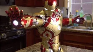 IRON MAN 3 HOT TOYS MARK XLII 42 POWER POSE SERIES REVIEW