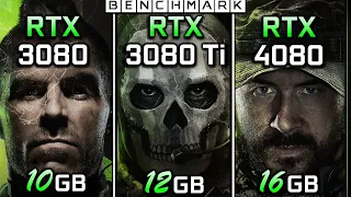 RTX 3080 vs RTX 3080 Ti vs RTX 4080 Test in 7 Games // 4K // Benchmark