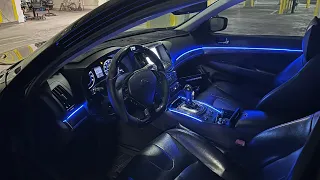 Installing ambient lights on Infiniti g37 sedan