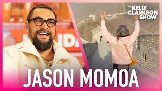 Jason Momoa Can't Stop Screaming 'KELLY CLARKSON' Around The World