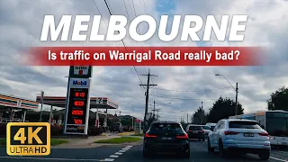 Warrigal Road, one of Melbourne's Worst Roads | Oakleigh South to Chadstone | Australia | 4K