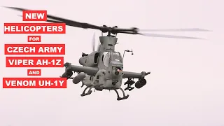 New Viper AH-1Z and The Bell UH-1Y Venom helicopters for Czech Army, Military News Video
