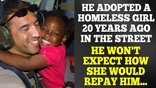 He Adopted This Homeless Girl 20 Years Ago in The Street, He Won't Expect How She Would Repay Him…