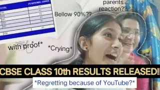 Reacting my CBSE CLASS 10th Results *literally cried* 😭💖| Revealing my PERCENTAGE! @AnshitaMahapatra
