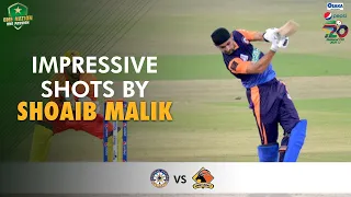 Impressive Shots By Shoaib Malik | Sindh vs Central Punjab | Match 19 | National T20 2021 | MH1T