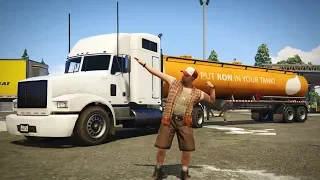 GTA 5 - TRUCKER ROLEPLAY! Realistic Trucking & Delivery! (GTA 5 PC Mods)