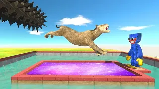 Save Yourself From Grinder and Jump Into Portal - Animal Revolt Battle Simulator