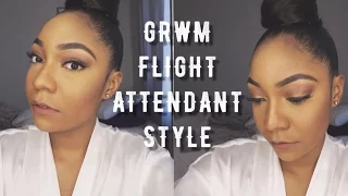 GRWM: Flight Attendant Style | Ashley Smith TV