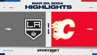 NHL Highlights | Kings vs. Flames - March 30, 2024