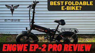 ENGWE EP-2 Pro 750W Foldable Electric Bike // Fat Tire EBike Review & Test Ride