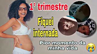 PRIMEIRO TRIMESTRE | INTERNAÇÃO | PERDA DE PESO | MUITOS VÔMITOS 😢