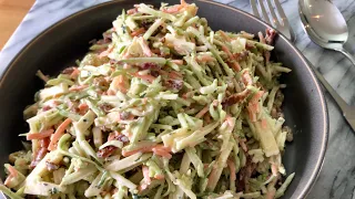 Broccoli Slaw for Old Fashioned Broccoli Salad | Doug Cooking