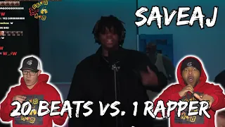 🤯JUICE WRLD REINCARNATED?!?!?!🤯 | 20 Beats vs 1 Rapper SaveAJ Reaction