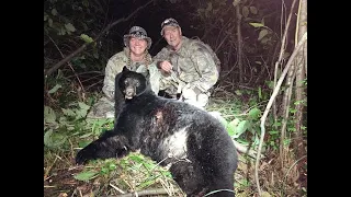 Black bear hunting- Karlee's bow kill