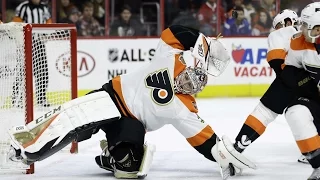 Mason makes marvelous save after flyers turnover