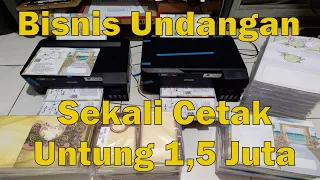 Bisnis Anak Muda 2021 Untung Puluhan Juta dari Hasil Cetak Undangan