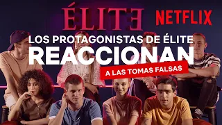 Elite Netflix | The cast reacts to the bloopers from Season 2