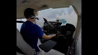 Zero G push over - Cessna 172