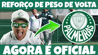 SOLTA O GRITO! REFORÇO DE PESO NO PALMEIRAS, TORCIDA PALMEIREINSE TEM QUE COMEMORAR.