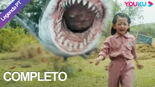 Legenda PT-BR | 🦈 TUBARÃO NO TERRESTRE | Tubarão Mutante Voando pela Terra | Terror/Aventura | YOUKU