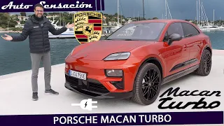 Prueba Porsche Macan Turbo 2024 review ➡️🔌Electrico y super-deportivo pero ¿sin caracter?