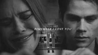 Stydia - You said "Remember I love you" [6x05]