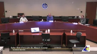 3/10/21 Solar Task Force for St. Mary's County