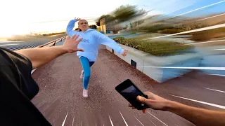 I STEAL HER PHONE (Epic Parkour Chase)