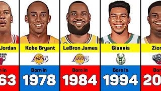 The Finest NBA Player Born Each Year from 1950 to 2001