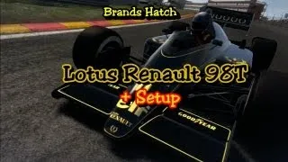 F1 2013 | Lotus Renault 98T | Hotlap + Setup | Brands Hatch | HD | Codemasters