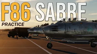 First Flight in The SABRE | DCS F-86 Sabre Practice Mission