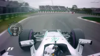 Onboard pole position lap Hamilton Canada 2016