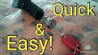 How to replace ignition barrel? All Italian ignition barrel.