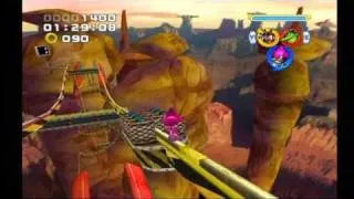Sonic Heroes: Rail Canyon (Team Chaotix)