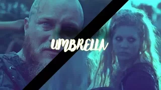 Lagertha and Ragnar{ U M B R E L L A }