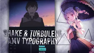 Tutorial Shake with Turbulent for Edit/AMV Typography in Alight Motion