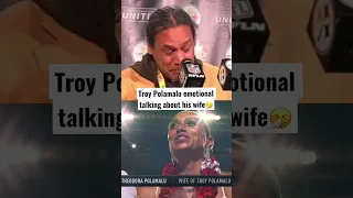 Troy Polamalu emotional talking about his wife🤧🖤 #shorts