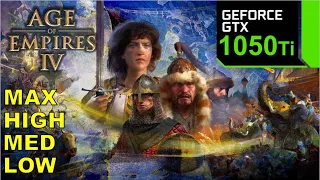 Age of Empires IV | Gtx 1050 Ti | All Settings | Game Tasted.