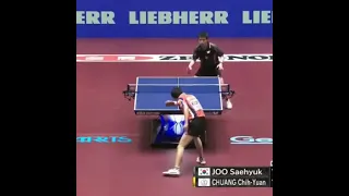 Wonderful Defend From Joo Sae Hyuk #shorts #tabletennis #joosaehyuk