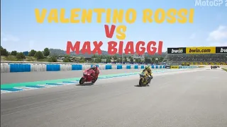 duel rival senegara Valentino Rossi vs max Biaggi MotoGP historical circuit Jerez