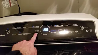 Cabrio Washer How To Spin Only