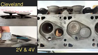 Ford Cleveland 4V & 2V Heads, Staggered & Canted Valves Overview