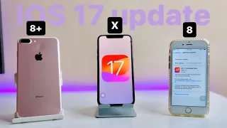 IOS 17 update for iPhone X,8 and 8+ || How to install ios 17 on any iPhone