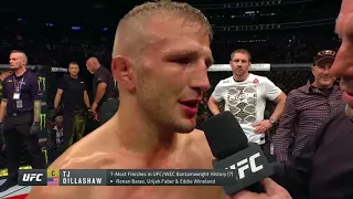 UFC 217: TJ Dillashaw Octagon Interview