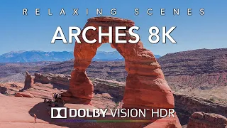 Driving Arches National Park in 8K HDR Dolby Vision  - Castle Gate to Arches Utah