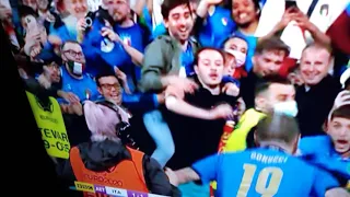 Italy's bonucci mistaken for a fan