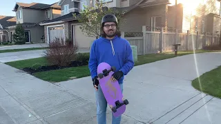 Evening ride on the Landyachtz Tugboat - UV Bengal Cruiser