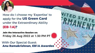 How do I choose my Expertise for the US Green Card under the Extraordinary?