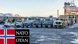 Combat Logistics Battalion And Hundreds Of US Military Equipment Arrive In Norway