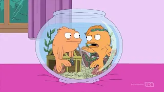 American Dad - Hayley placing her brain in another goldfish